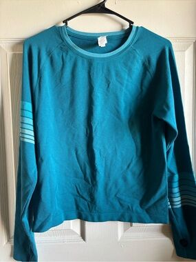 JoyLab Teal Crew Neck Tee